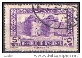Syrie Obl. N° 257 Site - KASR EL HEIR Le 5 Pi Violet - Gebraucht