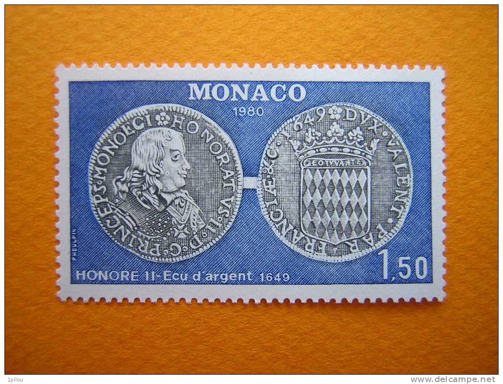 MONACO. NUMISMATIQUE.  ECU D'ARGENT DE 1649. HONORE II. - Münzen