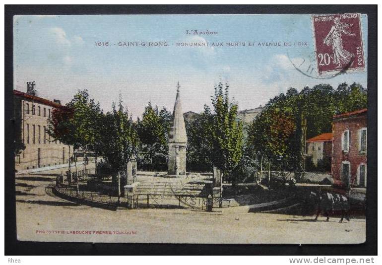 09 Saint-Girons Monument Aux Morts    D09D  K09261K  C09261C RH025255 - Saint Girons