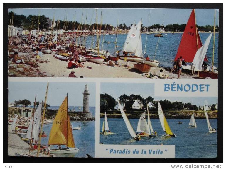 29 Bénodet Multi Vue Plage Deriveur    D29D  K29058K  C29006C RH025503 - Bénodet