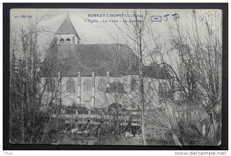 10 Rosnay-l'Hôpital Eglise    D10D  K10064K  C10326C RH026287 - Autres & Non Classés