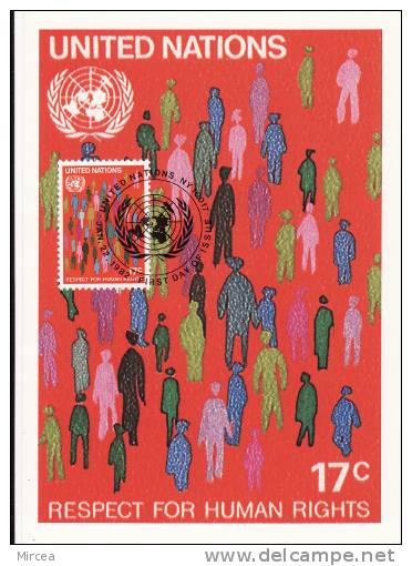 1159 - ONU - NY 1982 - Cartoline Maximum