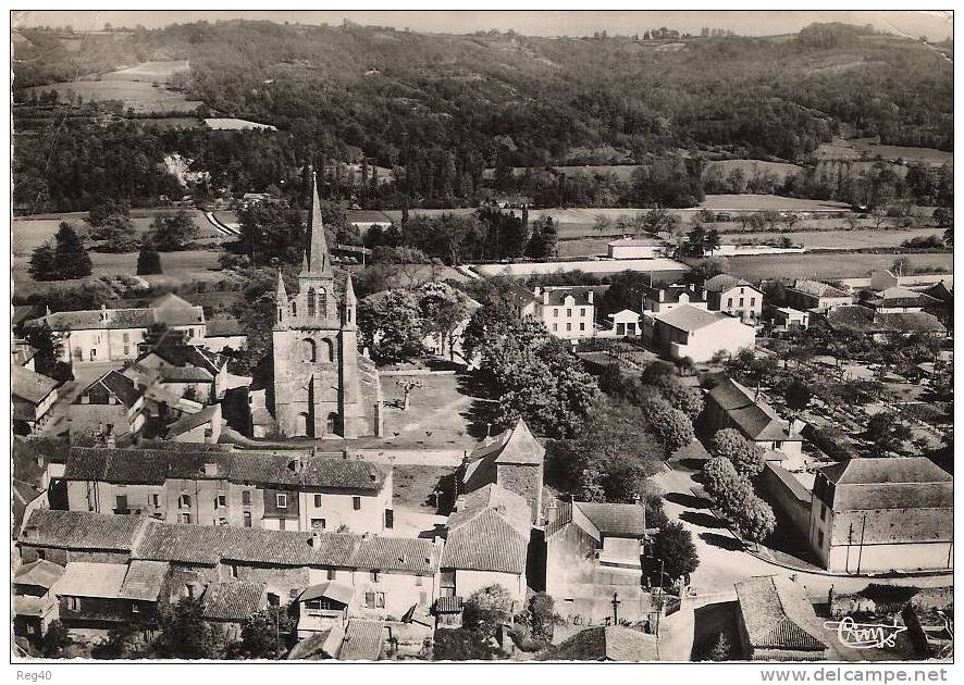 D65 - GALAN  - VUE GENERALE -  Sur Le Centre Du Village Et L´Eglise - (GF) - Galan