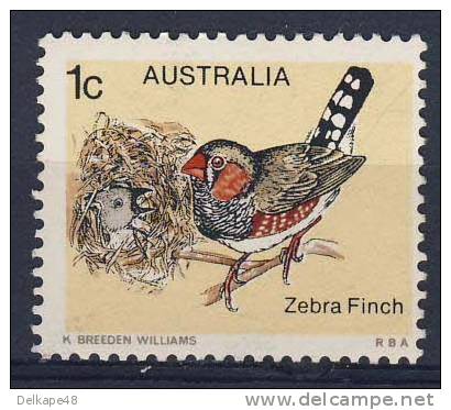 Australia 1979 Mi 686 YT 675 Sc 713 ** Poephila Guttata: Zebra Finch / Le Pinson / Zebrafink - Zangvogels