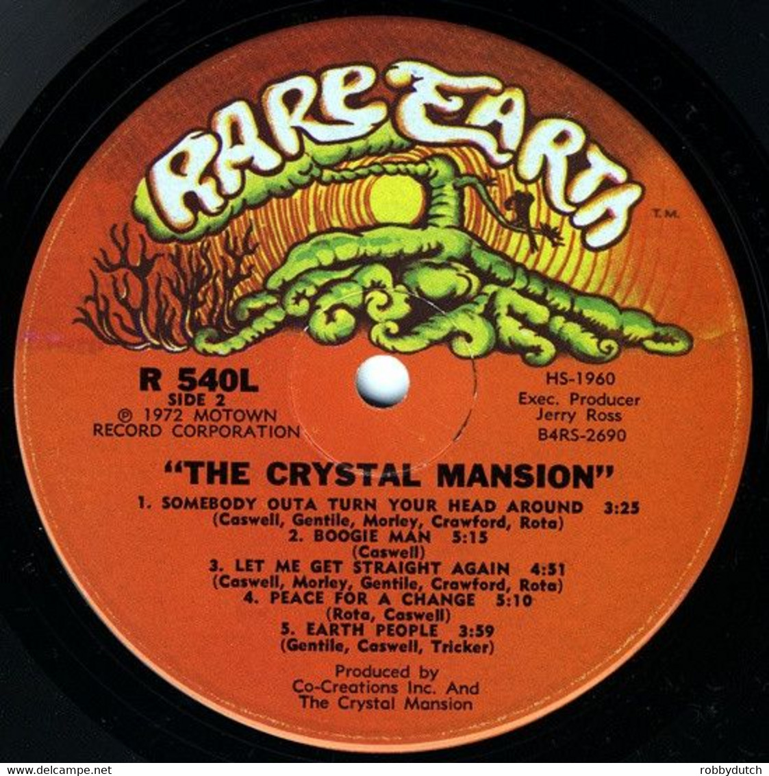 * LP * THE CRYSTAL MANSION - SAME (USA 1972 on Rare Earth)