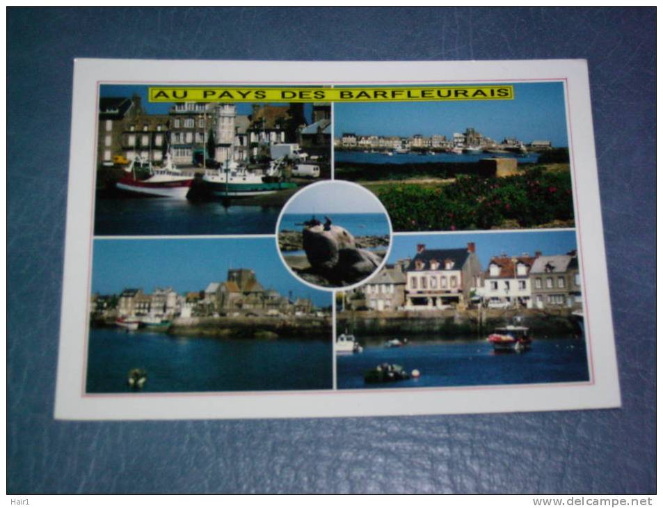 VDS CARTE POSTALE AU PAYS DES BARFLEURAIS 4 BELLES VUES - Barfleur