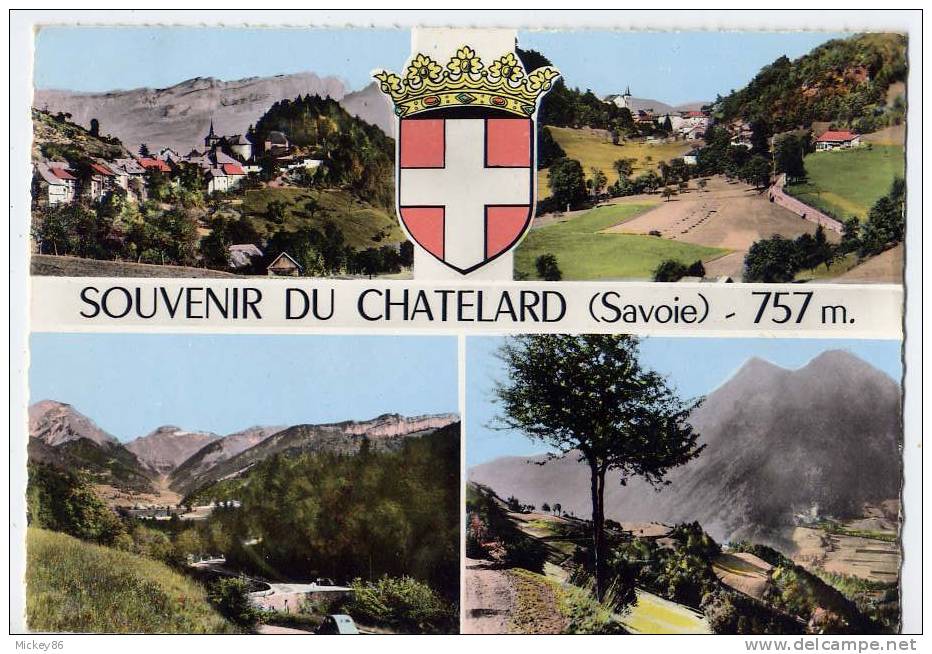 Le Chatelard--1967--Souvenir Du Chatelard , Csm Gd Format N° 3C éd Combier--belle Carte Dentelée-- - Le Chatelard