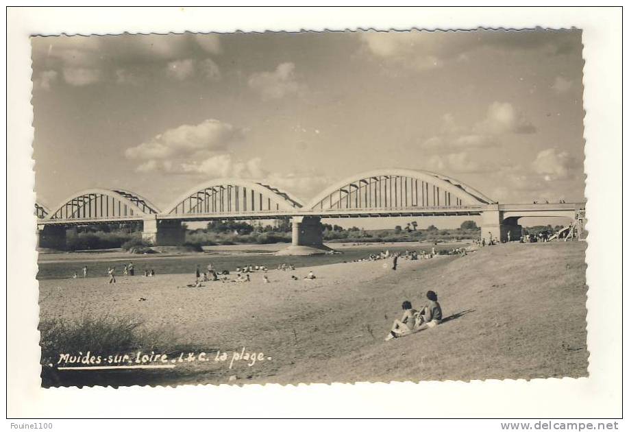 Carte De Muides Sur Loire La Plage ( Peu Courante ) - Autres & Non Classés