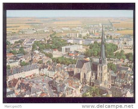 30371 Pithiviers Vue Aérienne La Place Du Martroi & L'église ...édit.valoire N° 5820  Belle Cpsm - Pithiviers