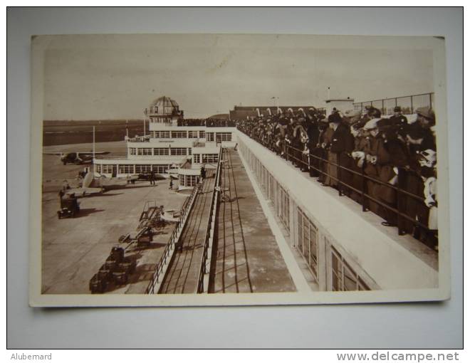 Le Bourget , Port Aerien Du Bourget.Les Terrasses . C.p.photo 14x9. 1939 - Le Bourget