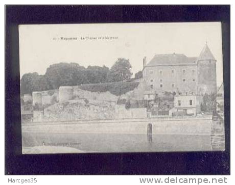 30406 Mayenne Le Chateau & La Mayenne  édit.sorel N° 61 Belle Carte - Mayenne