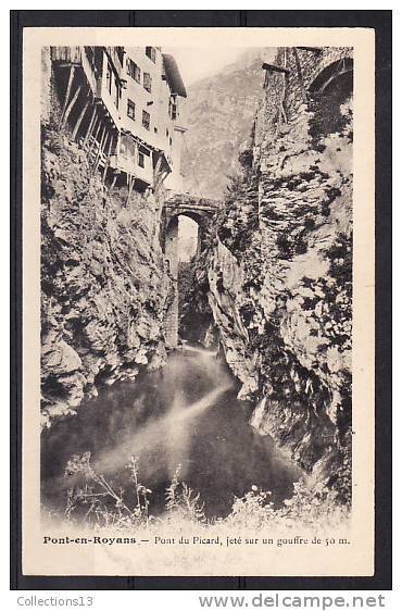 ISERE - Pont En Royans - Pont Du Picard, Jetée Sur Un Gouffre De 50 M - Pont-en-Royans