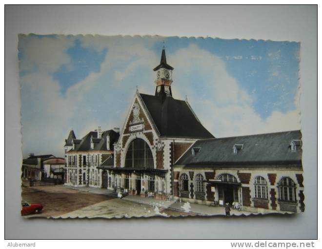 Chauny , La Gare . C.p. Photo. 14x9 . - Chauny