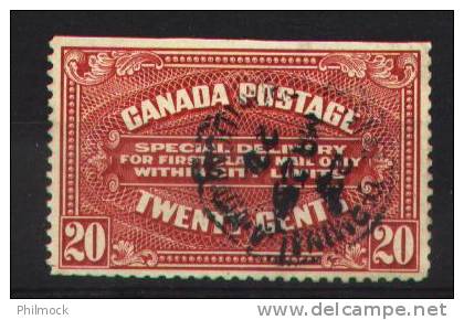 CANADA - Express 1922 N° 4  - Y&T 10,00 - Airmail: Special Delivery
