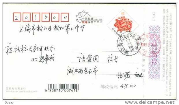Chinaware , Porcelain Ceramics  Vast ,   Pre-stamped Card , Postal Stationery - Porcellana