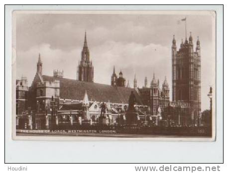 The House Of Lords , Westminster London - Foto-postcard 1935 - Houses Of Parliament