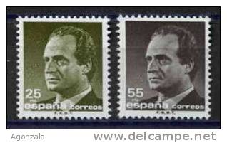 SERIE TIMBRES ESPAGNE NOUVEAUX 1990 SÉRIE DE BASE - ROI JUAN CARLOS I - Familias Reales