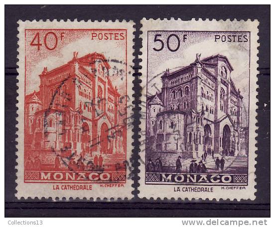 MONACO - 313B/313C Oblitérés - Cote 6.70 Euros Depart à 10% - Used Stamps