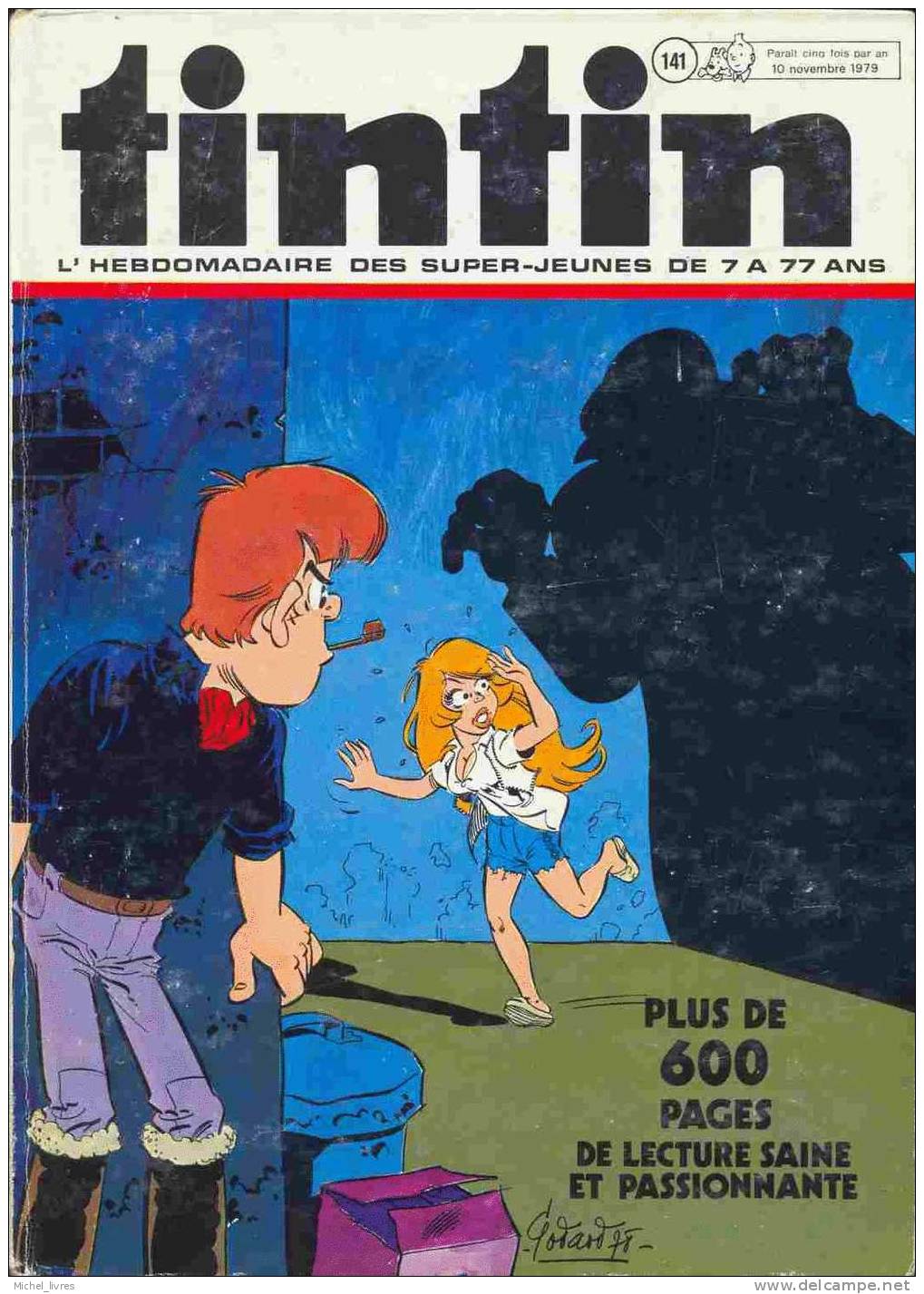 Recueil Journal Tintin 141 - 33è Année 11 Au 20 - Contient La 1è Partie Prépublication Bob Morane Opération Wolf - Bob Morane