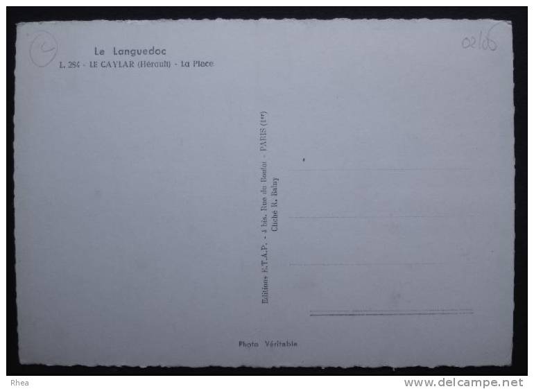 34 Le Caylar    D34D  C34064C RH029029 - Autres & Non Classés