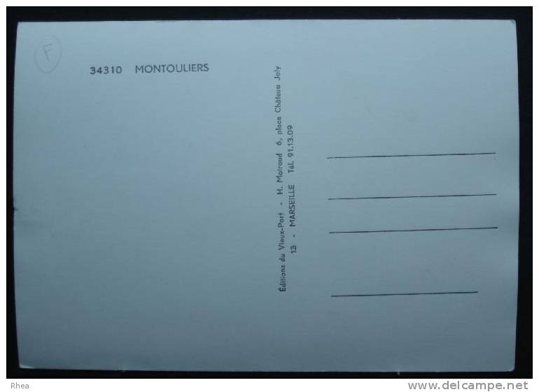 34 Montouliers    D34D  K34245K  C34170C RH029116 - Autres & Non Classés