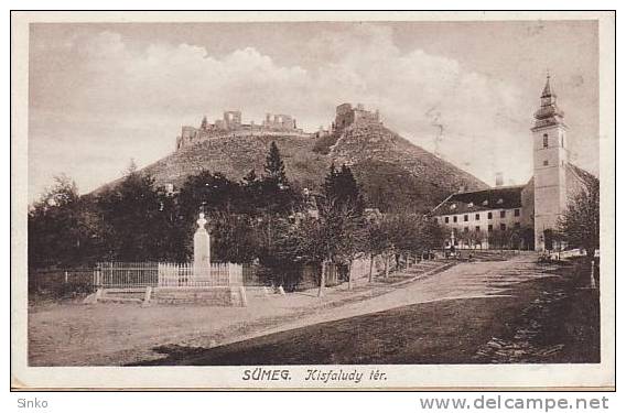 Sümeg, Kisfaludy Place - Hungary