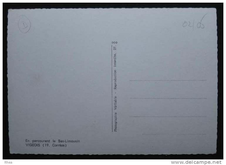 19 Vigeois Multi Vue    D19D  K19285K  C19285C RH029601 - Autres & Non Classés