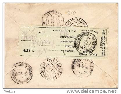 Nl012/- NIEDERLANDE -  Expressbrief  1928, Nach Reggio Emilia,  Italien - Lettres & Documents