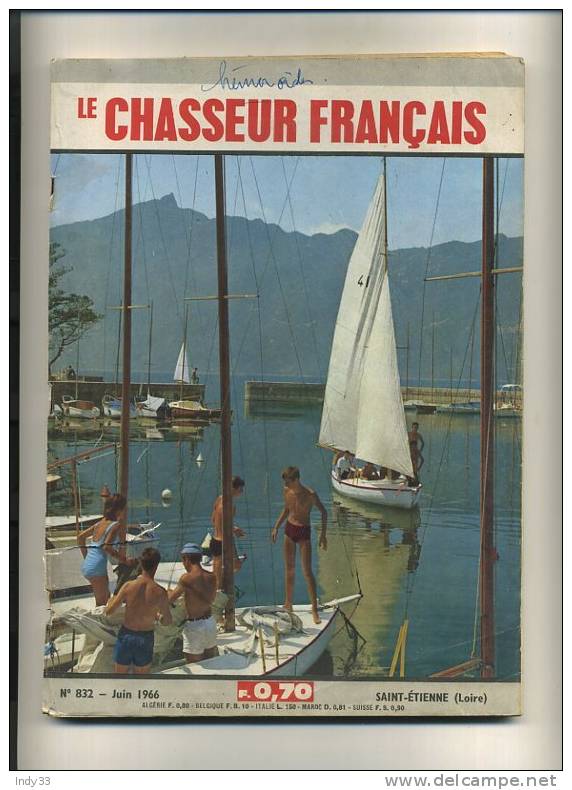 - LE CHASSEUR FRANCAIS . JUIN 66 - Brocantes & Collections