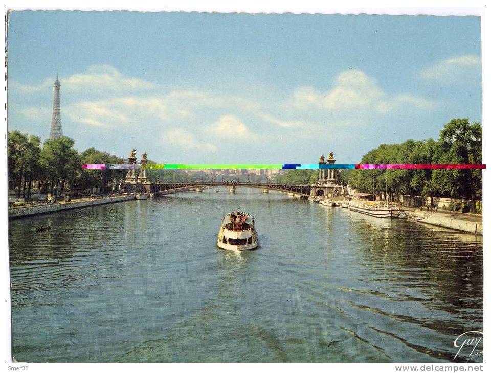 PARIS - Pont  Alexandre III - Arrondissement: 03