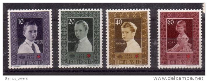 LIECHTENSTEIN MNH** MICHEL 338/41 €28.00 - Unused Stamps