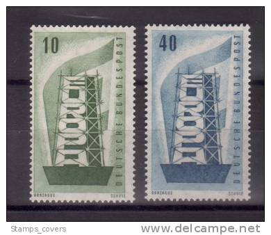 BUND MNH** MICHEL 241/42 €9.00 EUROPA 1956 - 1956