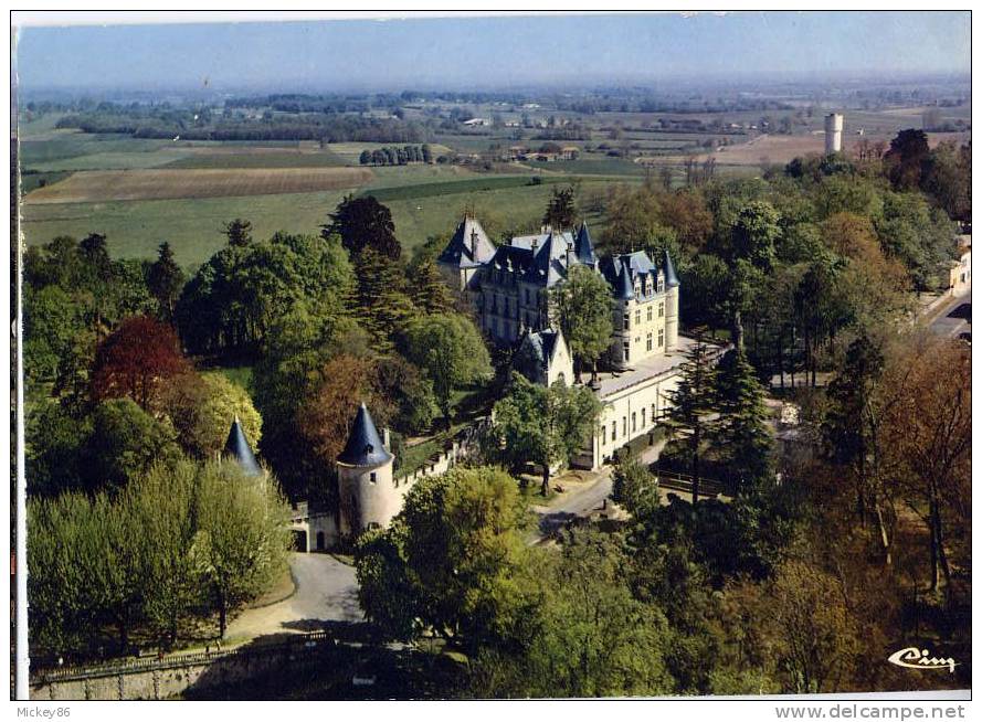 Mirambeau--1977--Vue Aérienne-Le Chateau Des Comtes Duchatel,centre De Convalescence,cm N° 4458 éd Combier - Mirambeau