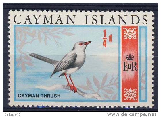 Cayman Islands 1969 Mi 211 X  YT 214 Sc 210 ** Turdus Ravidus: Grand Cayman Thrush / Grand-Cayman Lijster / Grive - Zangvogels