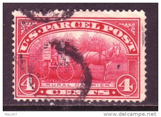 U.S.  Q 4   (o)  HORSE AND MAIL CART - Parcel Post & Special Handling