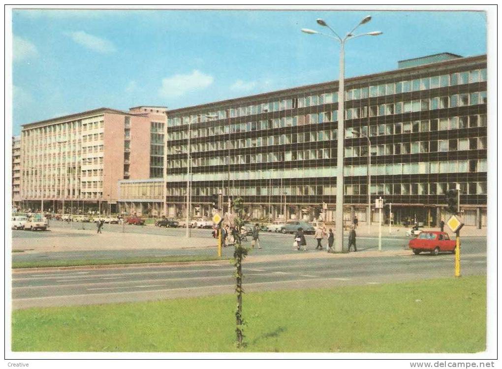 KARL-MARX-STADT.Brückenstrasse.ZIF Und Autohaus - Chemnitz (Karl-Marx-Stadt 1953-1990)