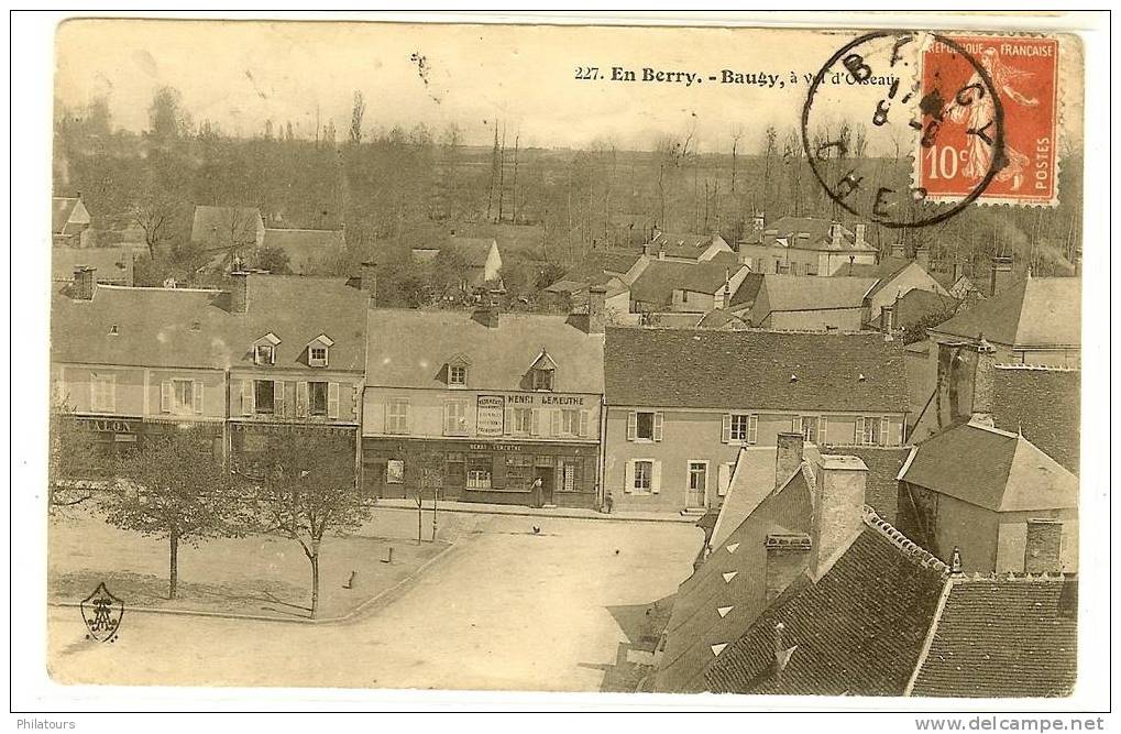 BAUGY  -  Vue à Vol D´Oiseau - Baugy