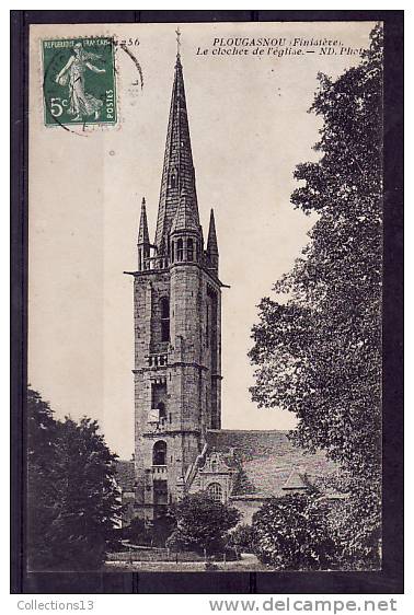 FINISTERE - Plougasnou - Le Clocher De L'église - Plougasnou