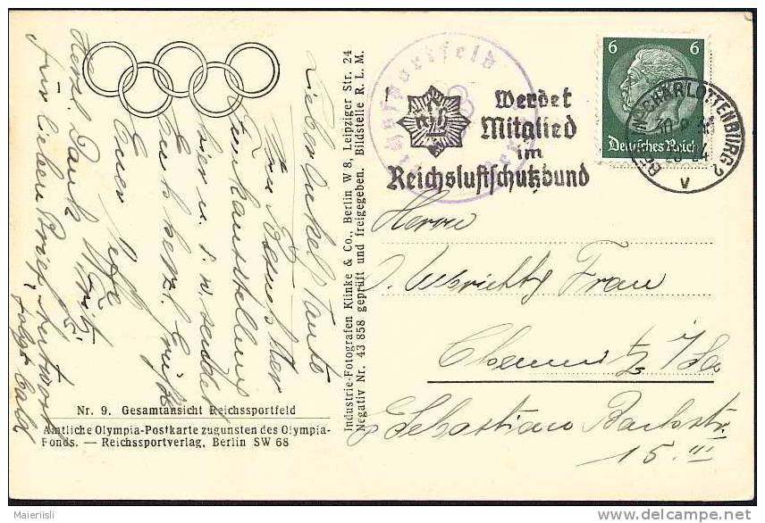 Berlin - Reichssportfeld - Luftaufnahme - Charlottenburg