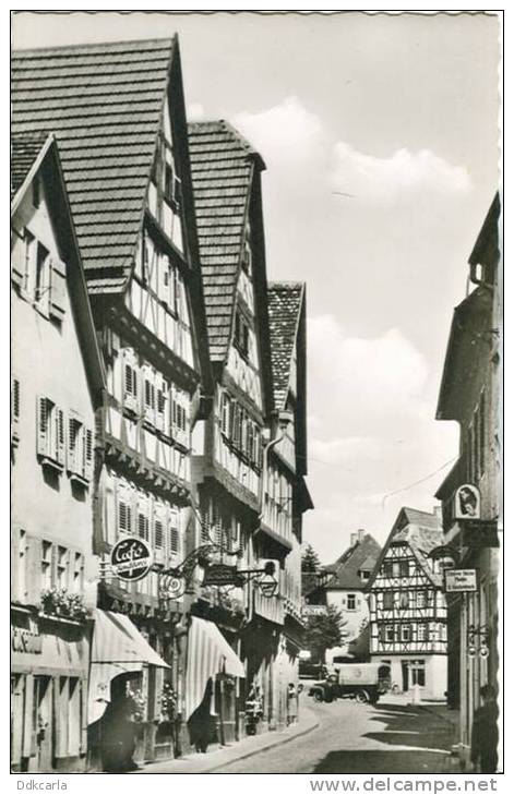 Mosbach - Alte Fachwerkhäuser - Mosbach