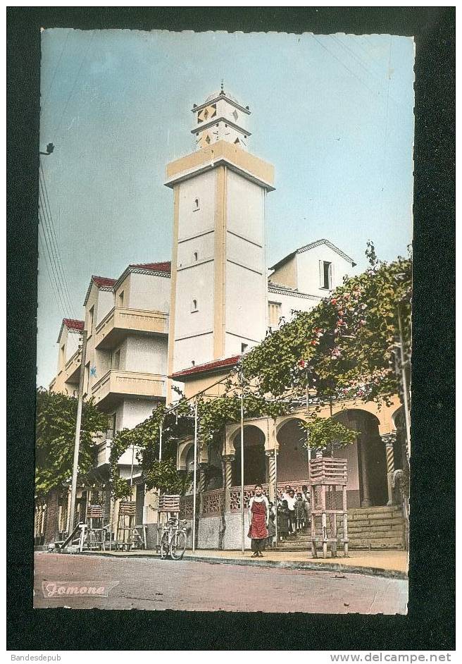 CPSM - Algérie - Médéa - La Grande Mosquée (animée JOMONE  22 Format CPA + Réduction Carte De Voeux Offerte) - Medea