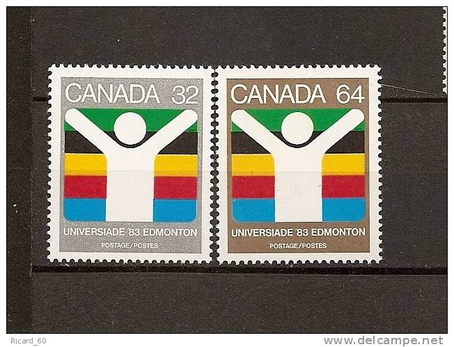 Timbres  Neufs Du Canada Jeux Universitaires Mondiaux à Edmonton  Alberta - Neufs