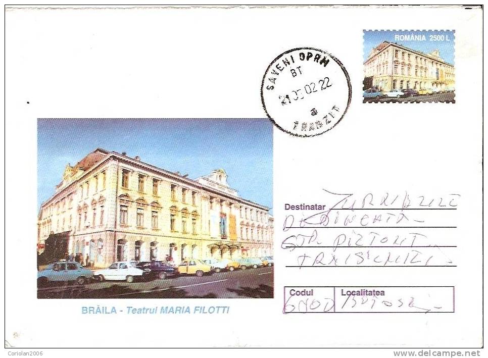 Romania / Postal Stationery - Teatro