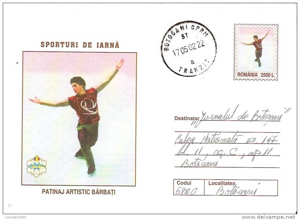 Romania / Postal Stationery - Pattinaggio Artistico