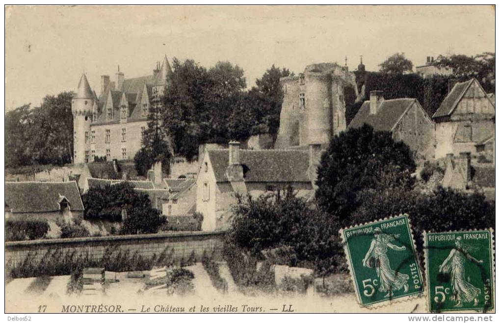 17 - Montrésor - Le Château Et Les Vieilles Tours - Montrésor