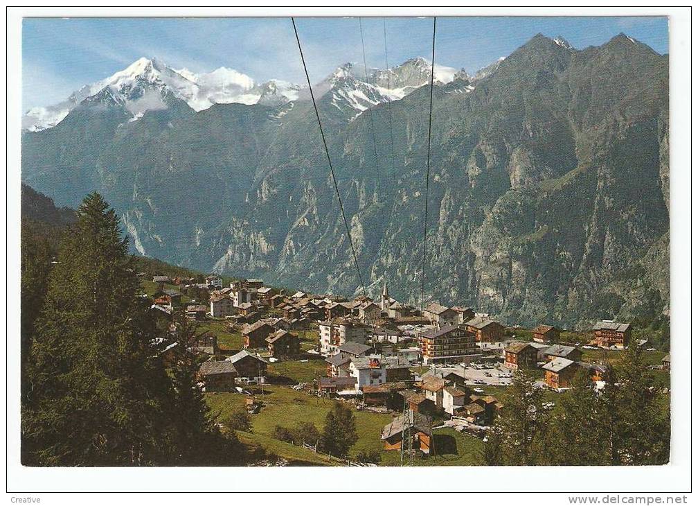 Grächen ,Wallis.Weisshorn, Barrhorn,Bishorn - Grächen