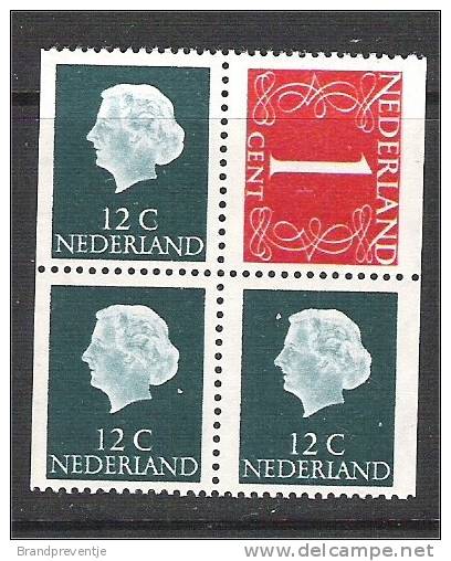 Nederland - NVPH PB 53 Mint - Carnets Et Roulettes