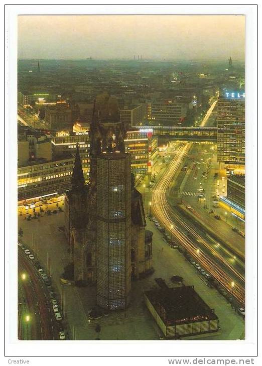 Berlin - Blick Vom I-Punkt (Europa-Center) Auf Die City - Charlottenburg