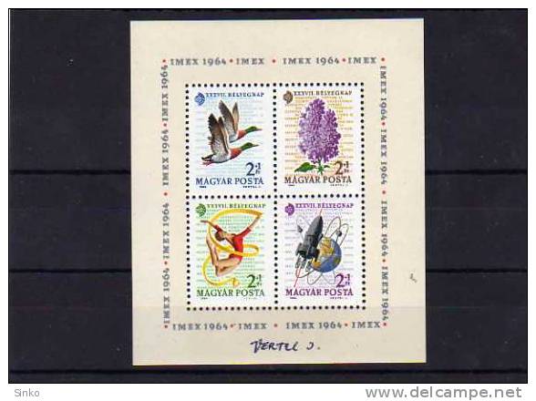 1964. Stampday, Block - Unused Stamps