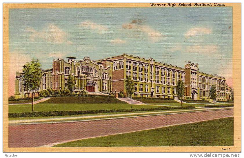 Hartford Connecticut  - Weaver High School École Éducation Architecture - Neuve Never Used - Hartford